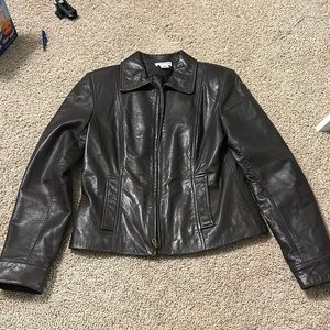 Vintage Ann Taylor leather jacket